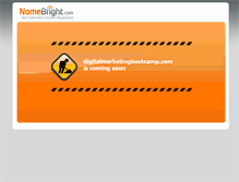 Tablet Screenshot of digitalmarketingbootcamp.com